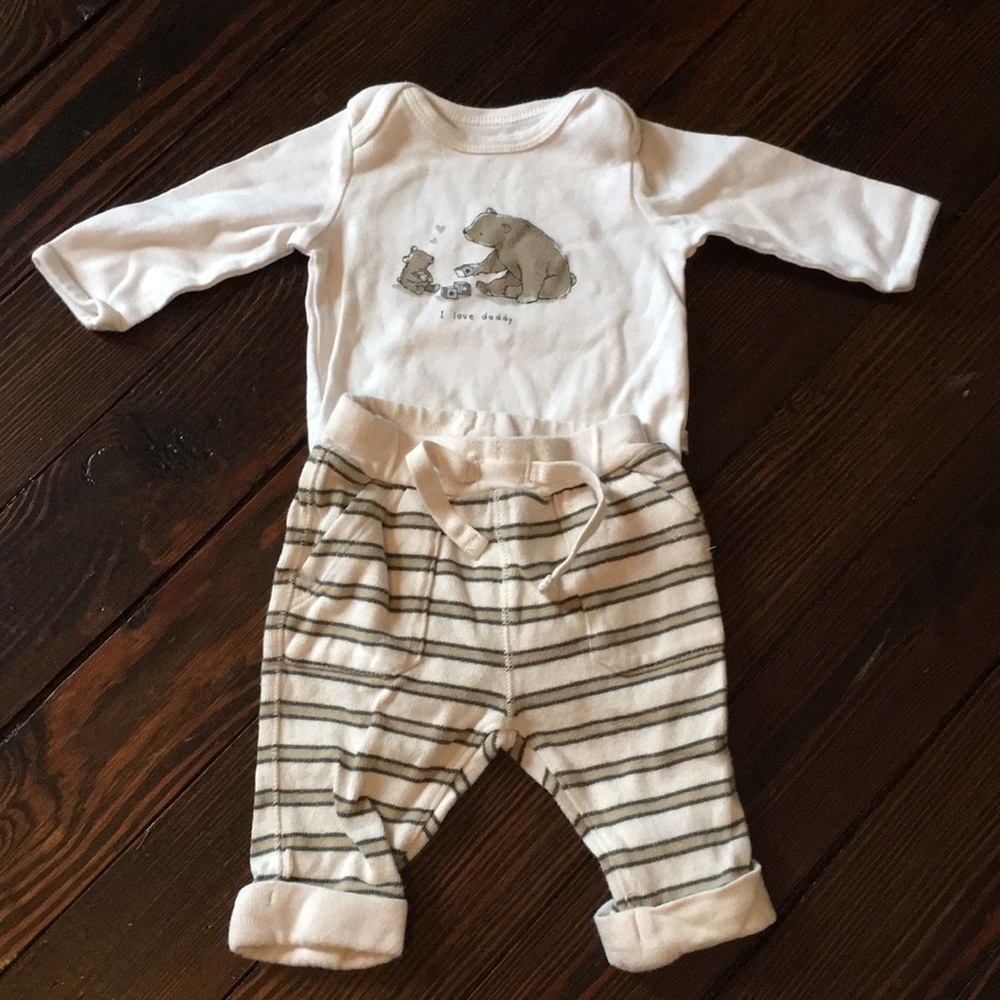Baby Gap outfit. Pants and Onesie.
